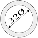 32Ø Flexschläuche ohne Reduzierung